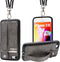 TOOVREN iPhone SE Case 2020/2022 Phone Lanyard Neck Strap for iPhone 8 Case with Card Holder iPhone 7 Wallet Case with Kickstand Leather PU Card H...